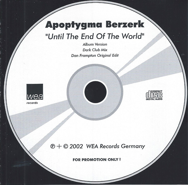 Apoptygma Berzerk - Until The End Of The World | Releases | Discogs