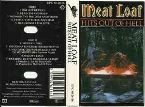 Meat Loaf – Hits Out Of Hell (1984, Cassette) - Discogs