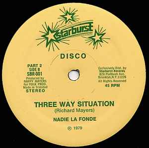 Nadie La Fonde – Three Way Situation (1979, Vinyl) - Discogs