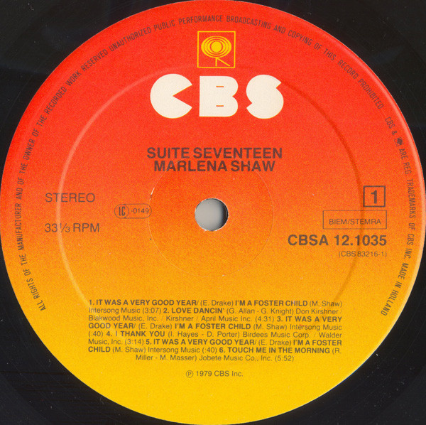 baixar álbum Marlena Shaw - Suite Seventeen