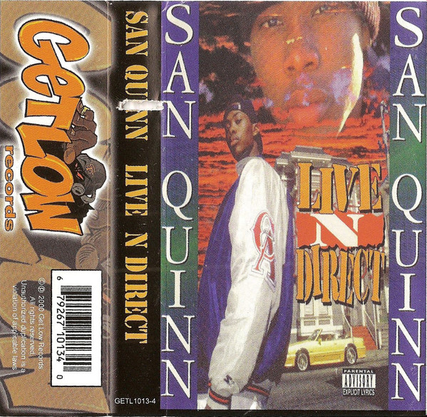 San Quinn – Live N Direct (1995, CD) - Discogs