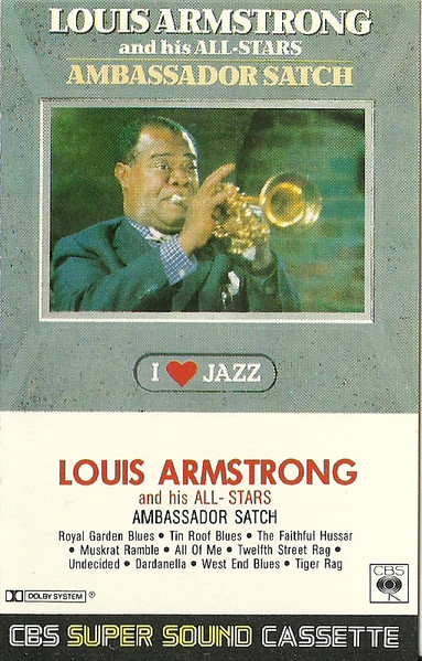 Louis Armstrong & His All-Stars - Ambassador Satch LP 1955 (VG/VG) .*