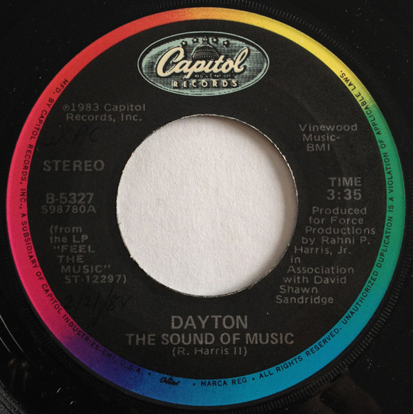 Dayton - The Sound Of Music (European Mix) / USオリジナル盤 - 音楽