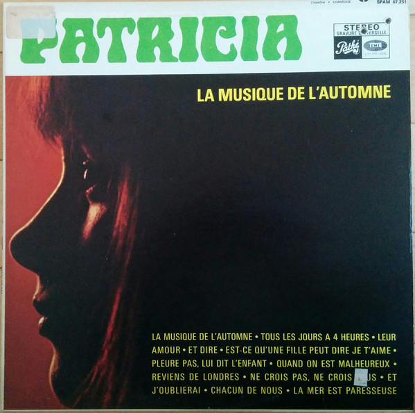 Patricia - La Musique De L'automne | Pathé (SPAM 67-251)