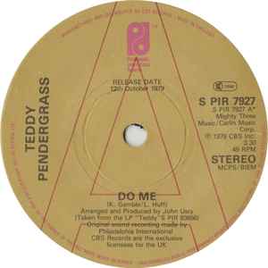 Teddy Pendergrass – Do Me (1979, Vinyl) - Discogs