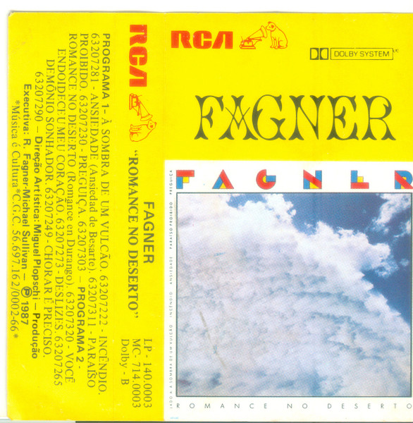 Raimundo Fagner - Romance No Deserto LP (VG/VG) .*