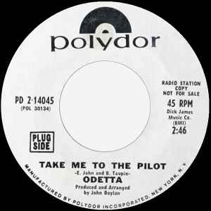 Odetta – Take Me To The Pilot / Hit Or Miss (1970, Vinyl) - Discogs