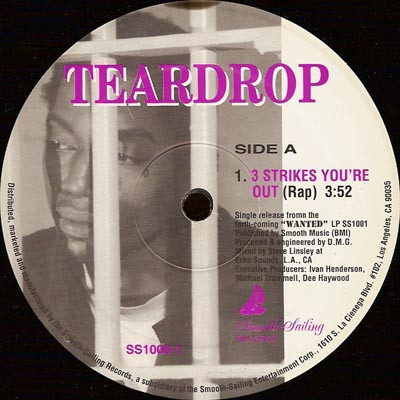 Teardrop – 3 Strikes You're Out (1996, Vinyl) - Discogs