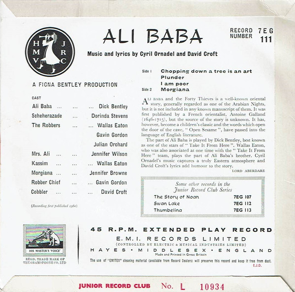 baixar álbum Dick Bentley - Ali Baba