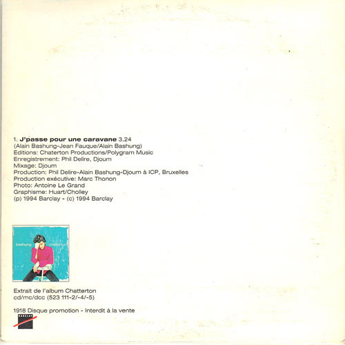 ladda ner album Alain Bashung - JPasse Pour Une Caravane