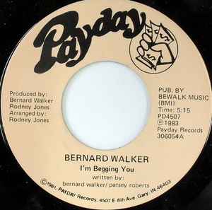 Bernard Walker - I'm Begging You album cover