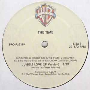 The Time - Jungle Love / 777-9311 album cover