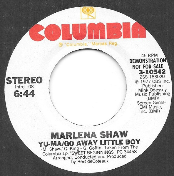 Marlena Shaw – Yu-ma/Go Away Little Boy / Go Away Little Boy (1977