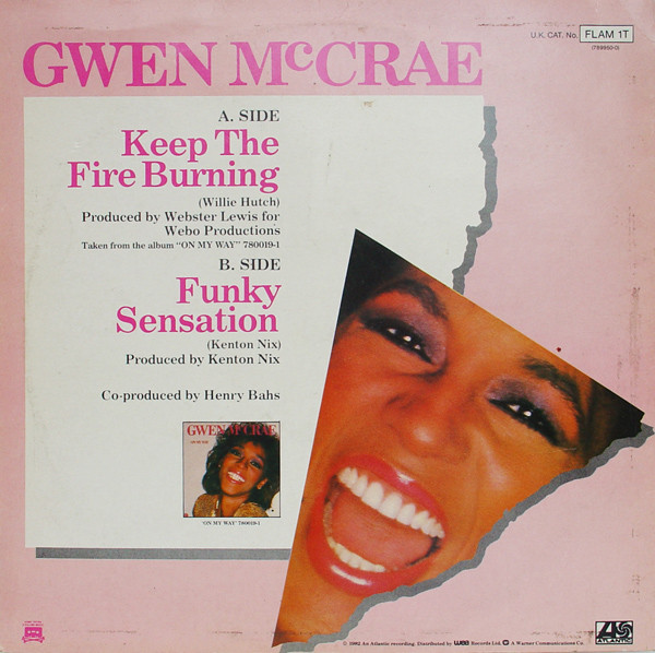 Gwen McCrae – Keep The Fire Burning (1982, Vinyl) - Discogs