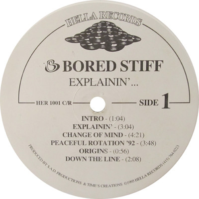 Bored Stiff – Explainin' (1995, Vinyl) - Discogs