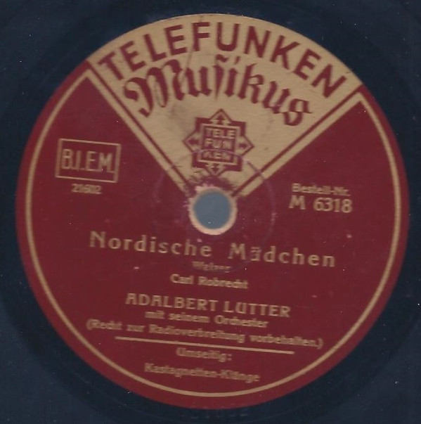 télécharger l'album Adalbert Lutter Mit Seinem Orchester - Nordische Mädchen Kastagnetten Klänge