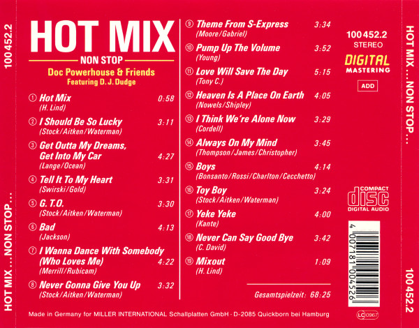 descargar álbum Doc Powerhouse & Friends Featuring DJ Dudge - Hot Mix Non Stop