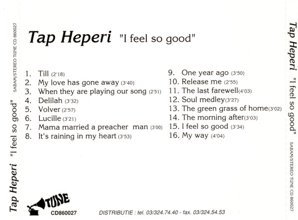 last ned album Tap Heperi - I Feel So Good