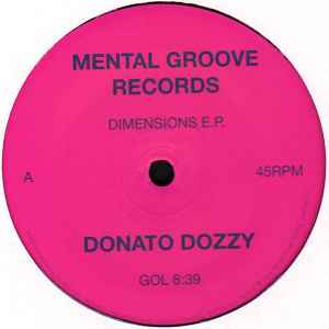 Donato Dozzy – Dimensions E.P. (2014, White, Pink Label, Vinyl