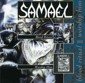 Samael - Blood Ritual ][ Worship Him album cover