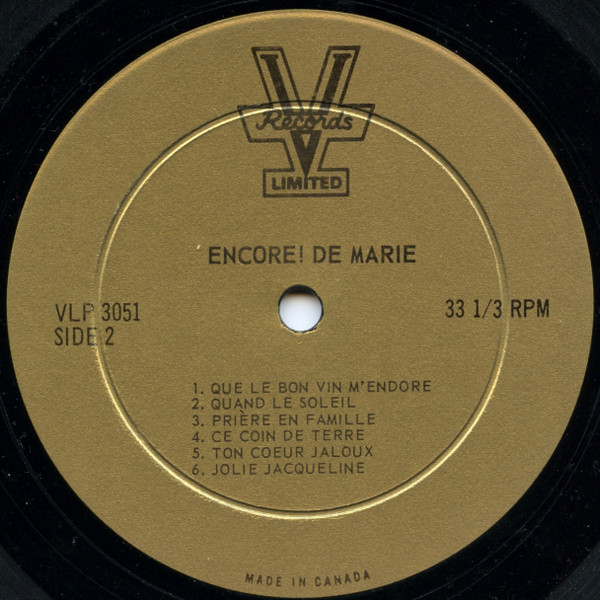 descargar álbum Marie - Encore De Marie
