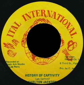 Carlton Jackson – History Of Captivity (Vinyl) - Discogs