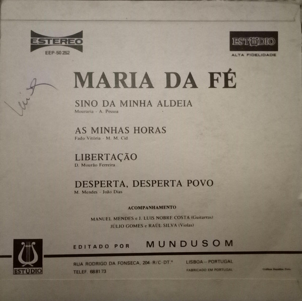 baixar álbum Maria Da Fé - Sino Da Minha Aldeia