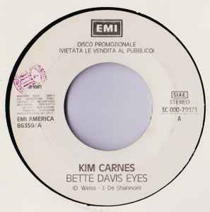 Bette Davis Eyes / Sat In Your Lap - Kim Carnes / Kate Bush