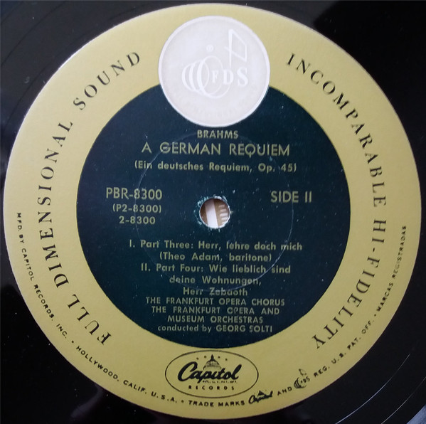 baixar álbum Johannes Brahms, Georg Solti, Lore Wissmann - A German Requiem