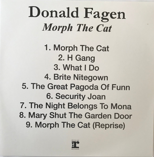 MINT_レア盤-USオリジナル☆Donald Fagen - Morph The Cat[2 × LP