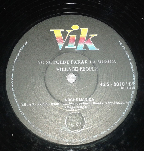 baixar álbum Village People - No Se Puede Parar La Musica Cant Stop The Music Noche Magica Magic Night