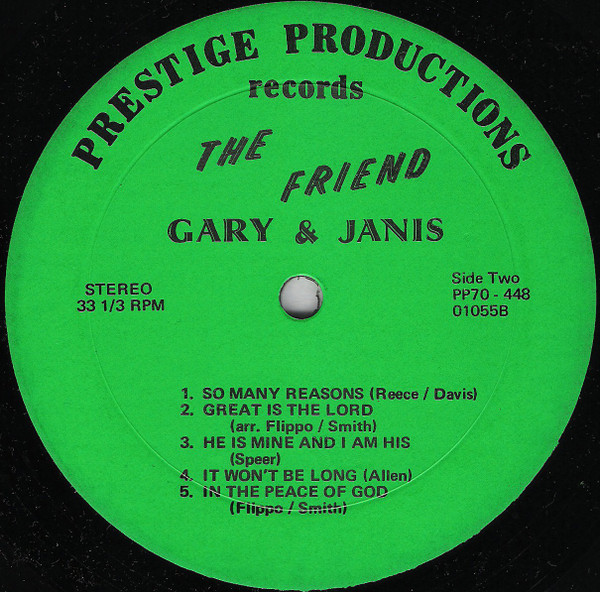 descargar álbum Gary & Janis - The Friend