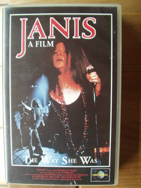 THE WAY SHE WAS JANIS A FILM VHSビデオ | ultimatehairworld.com