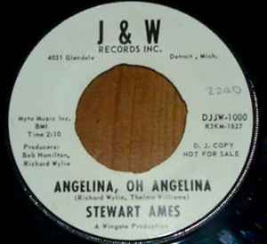 Stewart Ames - Angelina Oh Angelina album cover