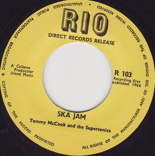 Tommy McCook And The Supersonics / The Vietnam All Stars – Ska Jam