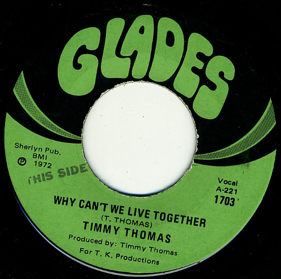 Timmy Thomas – Why Can't We Live Together (1972, Vinyl) - Discogs