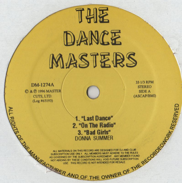 descargar álbum Donna Summer - The Dance Masters