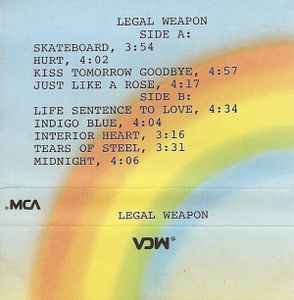 Legal Weapon – Legal Weapon (1988, Cassette) - Discogs