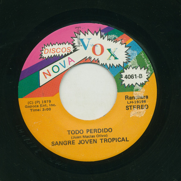 lataa albumi Sangre Joven Tropical - La Lampara Todo Perdido