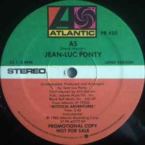Jean-Luc Ponty - As album cover