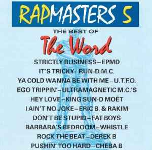 Various - Rapmasters 5: The Best Of The Word album cover