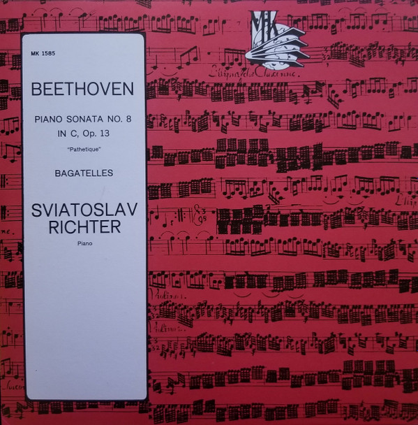 descargar álbum Beethoven, Sviatoslav Richter - Piano Sonata No 8 In C Op 13 Pathetique Bagatelles