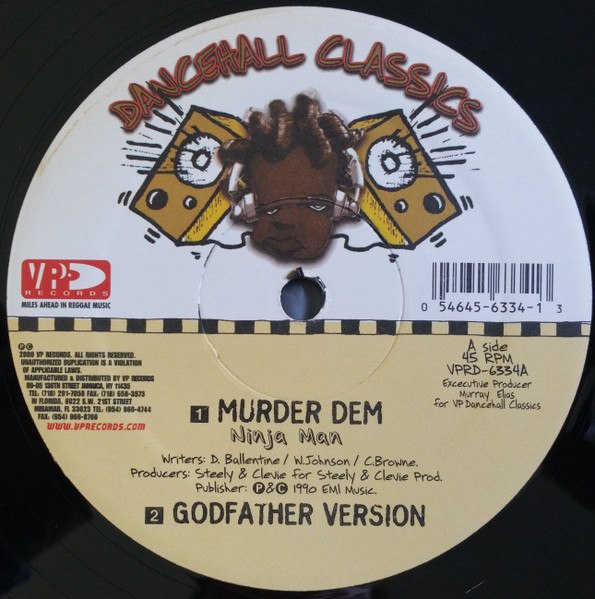 Ninja Man / Frankie Paul – Murder Dem / Cassandra (2000, Vinyl