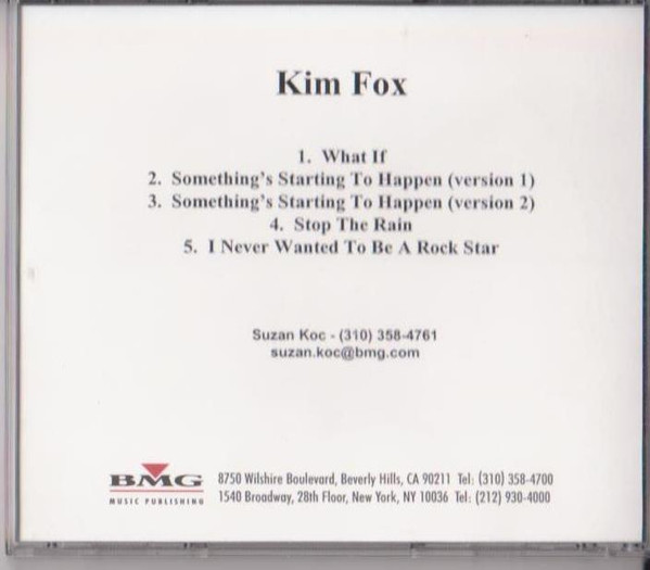 ladda ner album Kim Fox - Kim Fox
