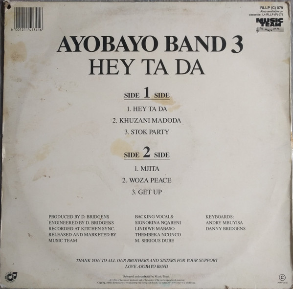 descargar álbum Ayobayo Band - Hey Ta Da
