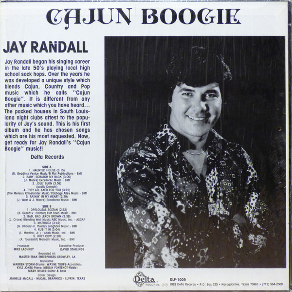 last ned album Jay Randall - Cajun Boogie
