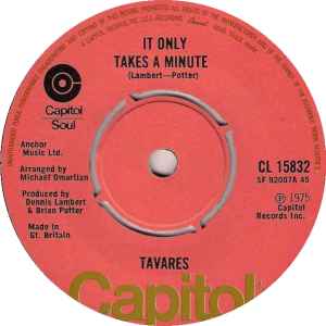 Tavares – It Only Takes A Minute (1975, Vinyl) - Discogs