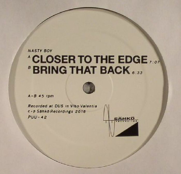 Nasty Boy - Closer To The Edge / Bring That Back | Puu (PUU-42) - main