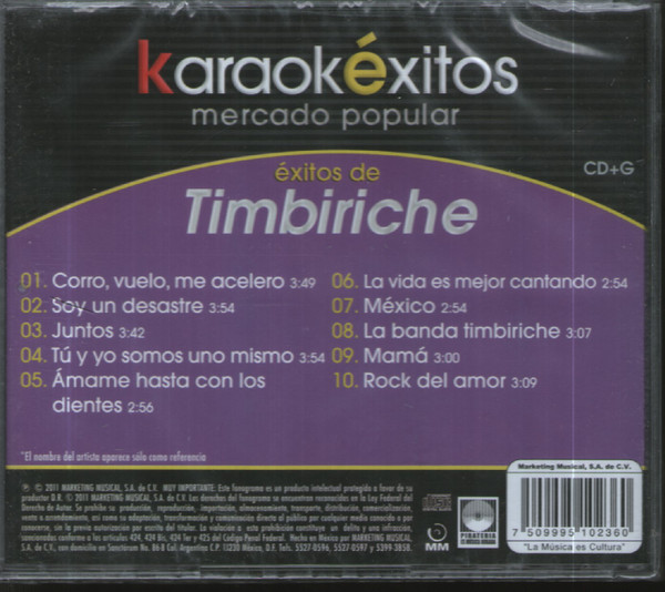 Album herunterladen Timbiriche - 10 Super Exitos Exitos De Timbiriche