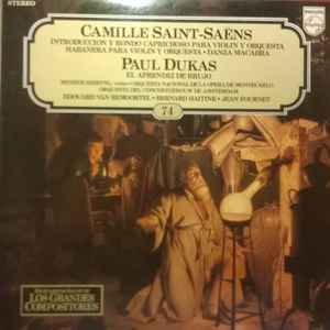 Camille Saint-Saëns - Introducción Y Rondó Caprichoso Para Violín Y Orquesta, Op.28 · Habanera Para Violín Y Orquesta Op.83 · Danza Macabra, Op.40 · El Aprendiz De Brujo